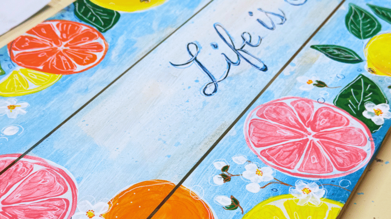 Wood Painted Signs & Trays Workshop 1